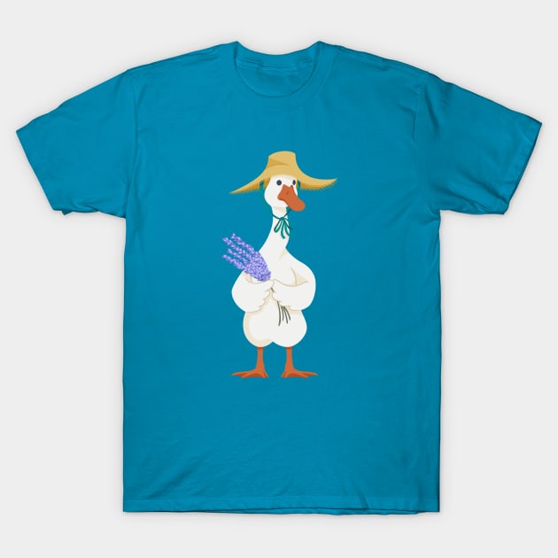 Lavender Goose T-Shirt by ScintillaDesiderata 